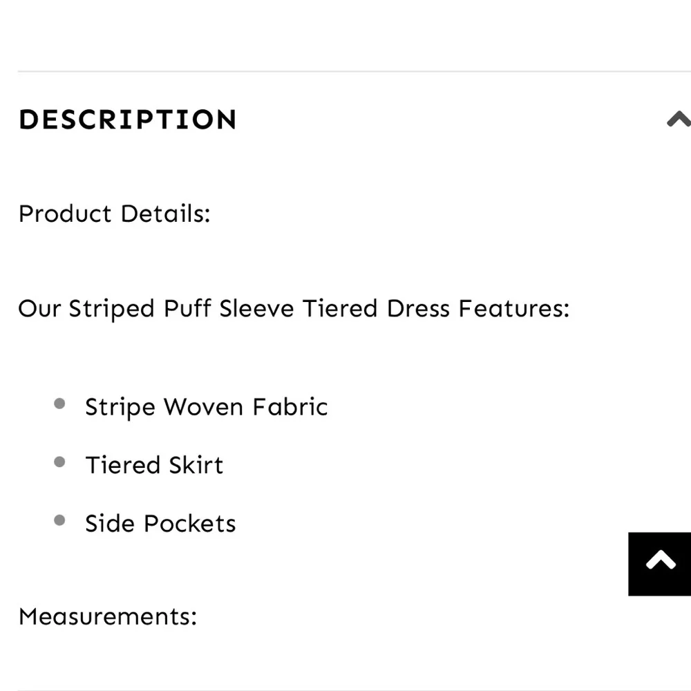 ❌ HAYDEN Striped Puff Sleeve Tiered Cotton Babydoll Dress Girls L